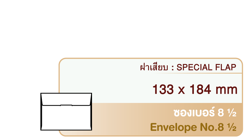 Envelope No.8 1/2 Special Flap