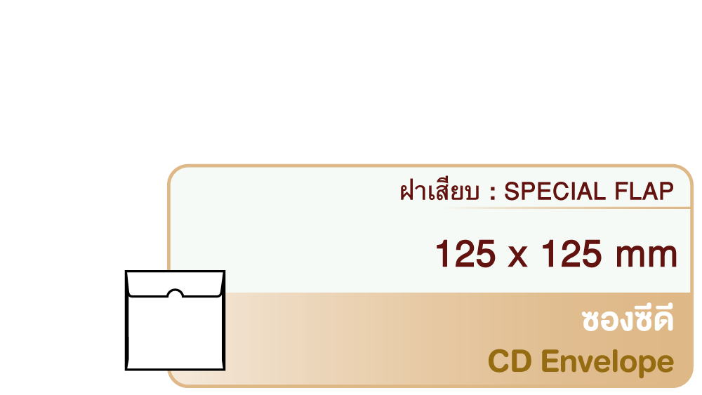 CD Envelope Special Flap
