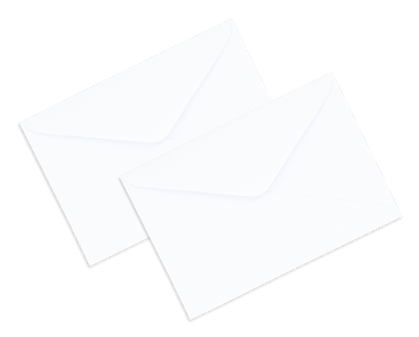 White Envelope No. 3 1/2 /125