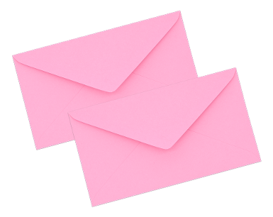 Pink Envelope No. 7 1/4