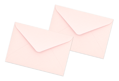 LQ Envelope No. 3 1/2 Pink