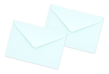 LQ Envelope No. 3 1/2 Blue