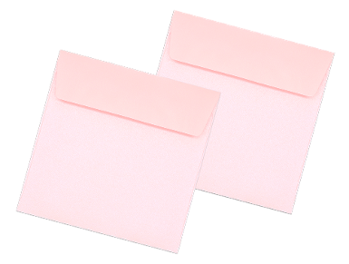 Pearl Metallic Envelope No. 4 1/2 x 4 1/2 Pink