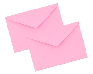 Pink Envelope No. 3 1/2
