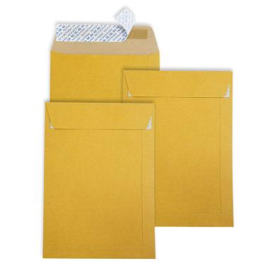 KA Brown Kraft Open End No. 9 x 12 3/4 Peel & Seal