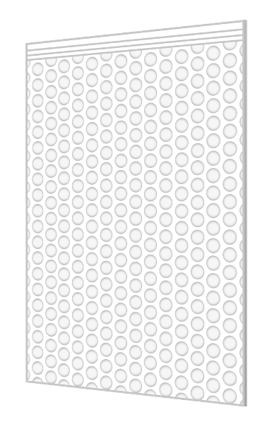 ZIP LOCK Bubble Bag No. 1624
