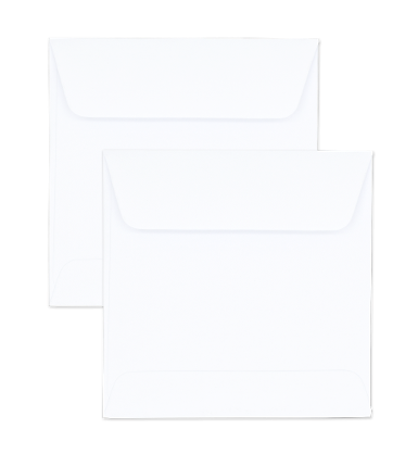 White Open End No. 3 3/4 x 3 3/4