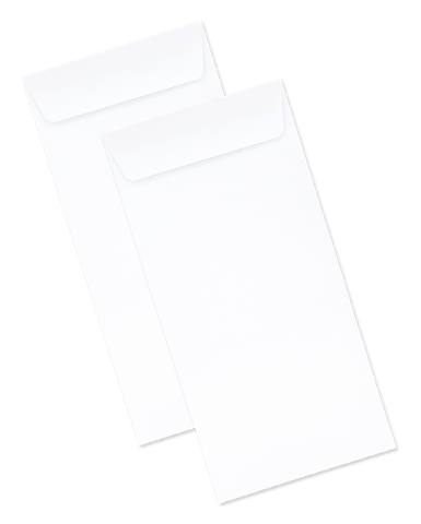 White Open End No. 4 1/2 x 9 1/4