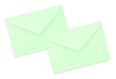 LQ Envelope No. 3 1/2 Green