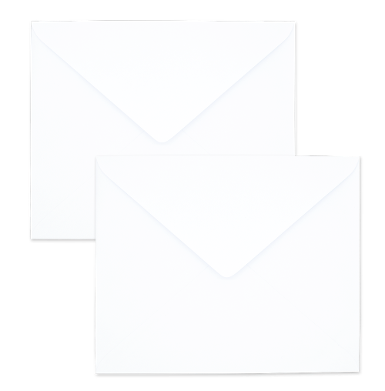 White Envelope No. 2 Fold