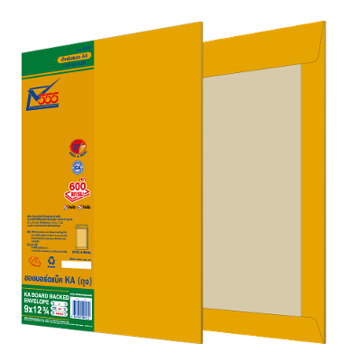 KA Board Backed Open End No.9 x 12 3/4 Peel & Seal (Pack 2)